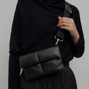 Ezra Quilted Leather Crossbody Bag